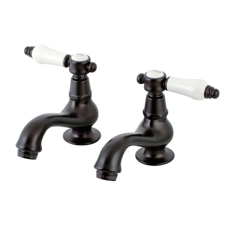 Kingston Brass KS1105BPL Basin Tap Faucet W/ Lever Handle, Oil Rubbed Bronze KS1105BPL